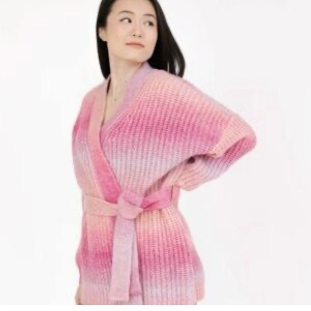 Smash + Tess Gradient Pink Knit Sweater